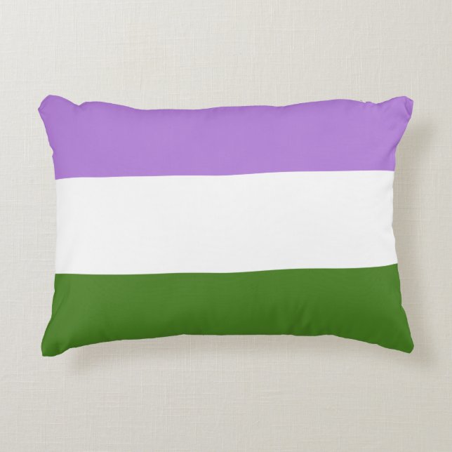 Regenboog Pride Vlag Accent Kussen (Voorkant)