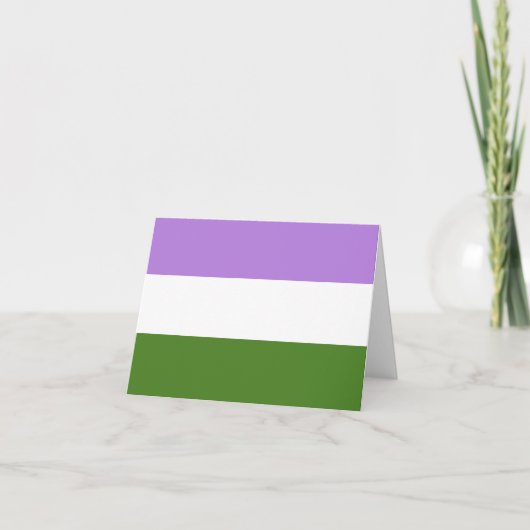 Regenboog Pride Vlag Bedankkaart (Voorkant)