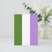 Regenboog Pride Vlag Briefkaart (Staand voorkant)