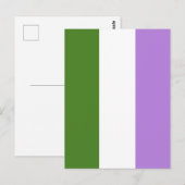 Regenboog Pride Vlag Briefkaart (Voorkant / Achterkant)