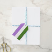 Regenboog Pride Vlag Cadeaulabel (Met Touw)
