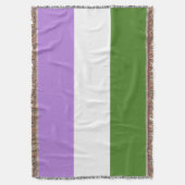 Regenboog Pride Vlag Deken (Voorkant Verticaal)
