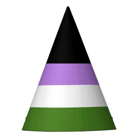 Regenboog Pride Vlag Feesthoedjes (Voorkant)