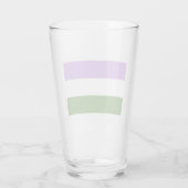 Regenboog Pride Vlag Glas (Achterkant)