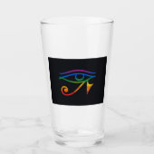 Regenboog Pride Vlag Glas (Voorkant)