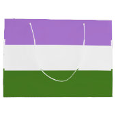 Regenboog Pride Vlag Groot Cadeauzakje (Achterkant)