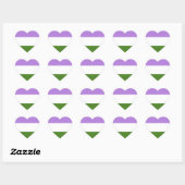 Regenboog Pride Vlag Hart Sticker (Vel)