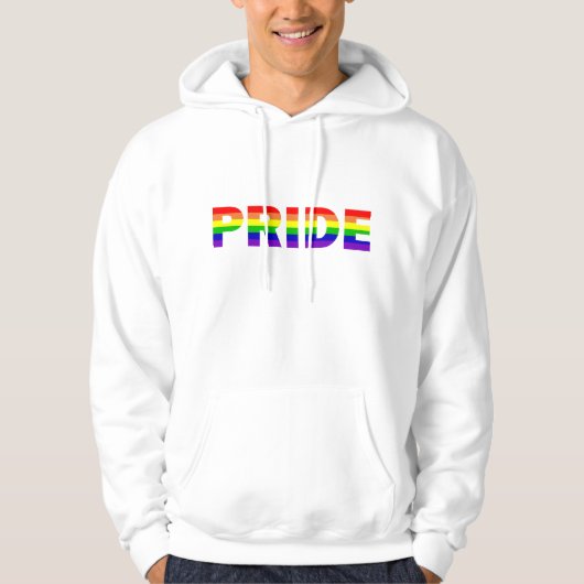 Regenboog Pride Vlag Hoodie (Voorkant)