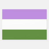 Regenboog Pride Vlag Inpakpapier Vel (Voorkant 2)