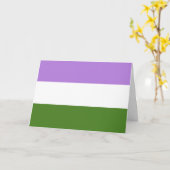 Regenboog Pride Vlag Kaart (Gele Bloem)