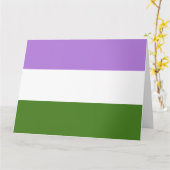 Regenboog Pride Vlag Kaart (Gele Bloem)