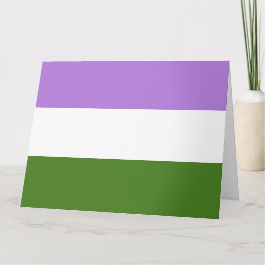 Regenboog Pride Vlag Kaart (Voorkant)