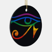 Regenboog Pride Vlag Keramisch Ornament (Rechts)