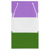 Regenboog Pride Vlag Klein Cadeauzakje (Achterkant)