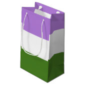 Regenboog Pride Vlag Klein Cadeauzakje (Achterkant Gekanteld)