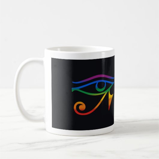 Regenboog Pride Vlag Koffiemok (Links)