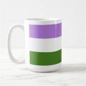 Regenboog Pride Vlag Koffiemok (Links)