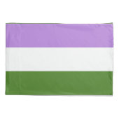 Regenboog Pride Vlag Kussensloop (Achterkant-Links)