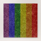 Regenboog pride vlag legpuzzel (Horizontaal)
