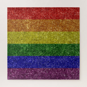 Regenboog pride vlag legpuzzel