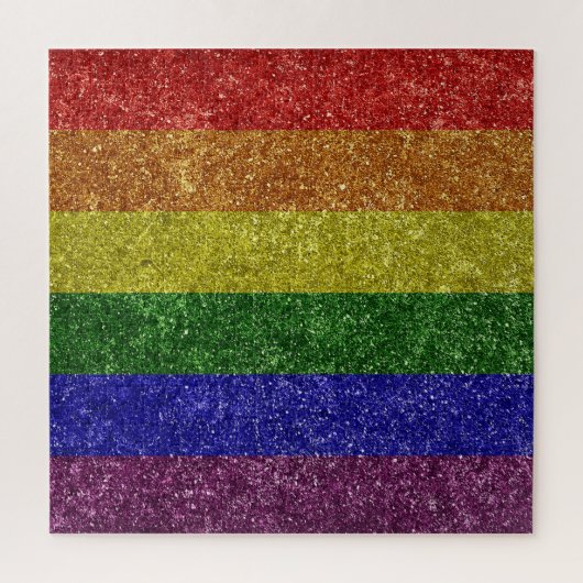 Regenboog pride vlag legpuzzel (Verticaal)