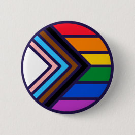 Regenboog Pride Vlag LGBTQ+ Ronde Button 5,7 Cm