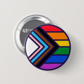 Regenboog Pride Vlag LGBTQ+ Ronde Button 5,7 Cm (Voorkant /achterkant)