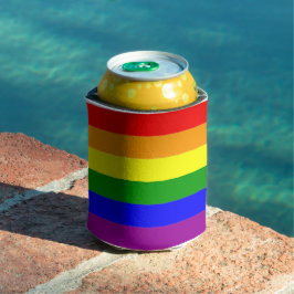 Regenboog Pride Vlag LGBTQIA+ Blikjeskoeler