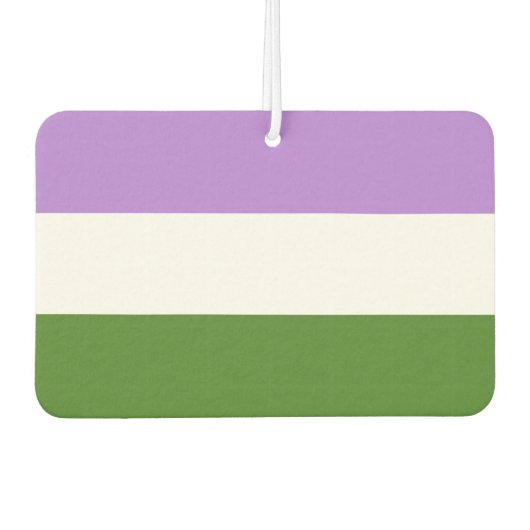 Regenboog Pride Vlag Luchtverfrisser (Voorkant)
