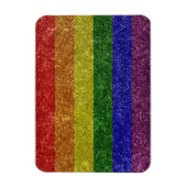 Regenboog pride vlag magneet (Verticaal)