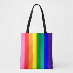 Regenboog Pride Vlag met Acht Strepen Tote Bag
