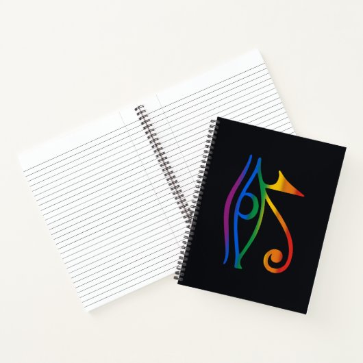 Regenboog Pride Vlag Notitieboek (Binnen)