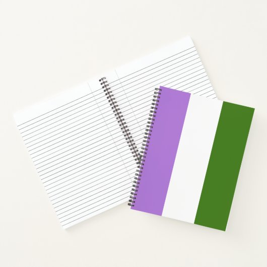 Regenboog Pride Vlag Notitieboek (Binnen)