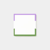 Regenboog Pride Vlag Post-it® Notes (Voorkant)
