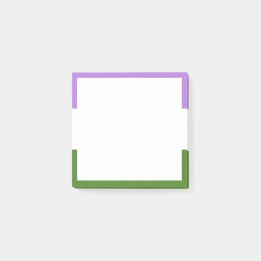 Regenboog Pride Vlag Post-it® Notes (Voorkant)