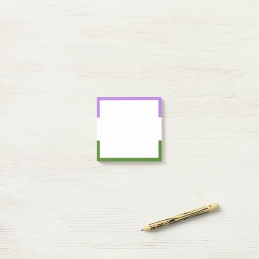 Regenboog Pride Vlag Post-it® Notes (Op bureau)