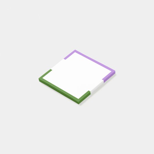 Regenboog Pride Vlag Post-it® Notes (Schuin)