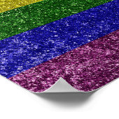 Regenboog pride vlag poster (Hoek)