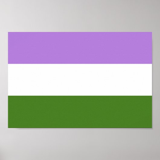 Regenboog Pride Vlag Poster (Voorkant)