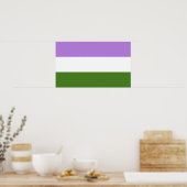 Regenboog Pride Vlag Poster (Keuken)