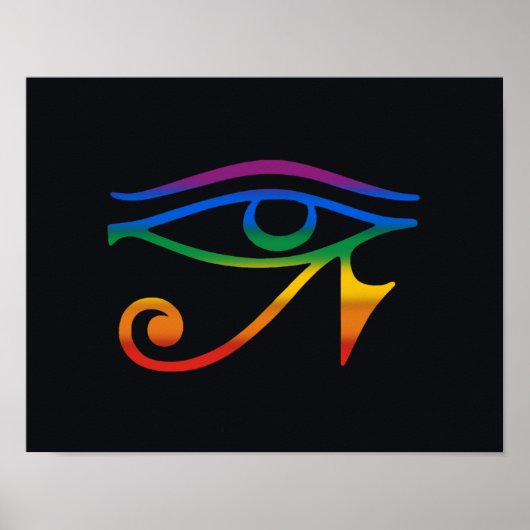 Regenboog Pride Vlag Poster (Voorkant)
