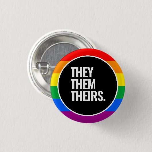 Regenboog Pride Vlag Ronde Button 3,2 Cm (Voorkant /achterkant)