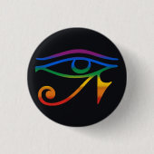 Regenboog Pride Vlag Ronde Button 3,2 Cm (Voorkant)
