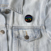 Regenboog Pride Vlag Ronde Button 3,2 Cm (In situ)