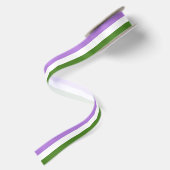Regenboog Pride Vlag Satijnen Lint (Achterkant)