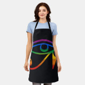 Regenboog Pride Vlag Schort (Gedragen)