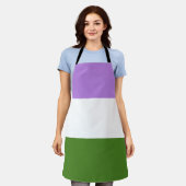 Regenboog Pride Vlag Schort (Gedragen)