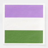 Regenboog Pride Vlag Servet (Voorkant)