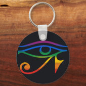 Regenboog Pride Vlag Sleutelhanger (Voorkant)