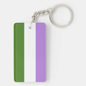 Regenboog Pride Vlag Sleutelhanger (achterkant)